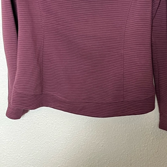 te verde Dusty Rose Zip Up Hooded Jacket Sz Small - Picture 9 of 10